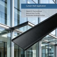 Profils de barrière thermique de type I en fibre de verre de qualité supérieure, résistants aux intempéries, pour une fiabilité accrue dans les projets d'isolation des enveloppes de bâtiments