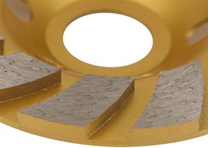 ล้อแก้วเจียรหิน4 ''100มม. ขนาด OEM สำหรับอลูมิเนียมขัดโลหะด้วยไฟฟ้า - Product Image 3