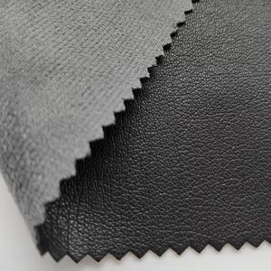 Pelle Sintetica Nera in Poliestere Senza PFAS, Morbida Pelle PU Elasticizzata con Retro in Maglia per Giacche, Guanti e Abiti Personalizzati - Product Image 2