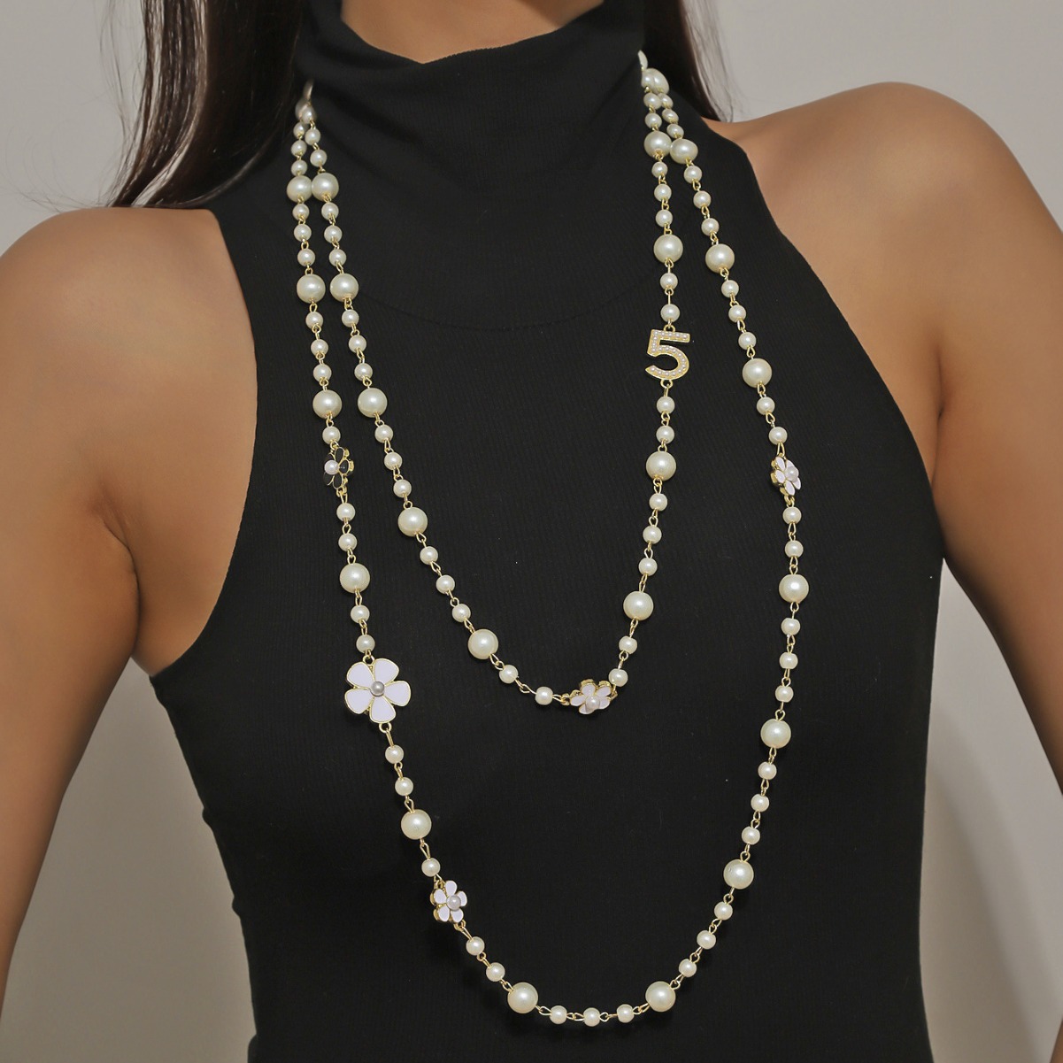 Zirconia Necklace Long Strand Chain Only Necklaces 925 Silver