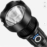 Lampe torche tactique LED OEM haute luminosité, rechargeable par USB, zoomable, avec indicateur de puissance, pour l'extérieur – Fabricant d'équipements