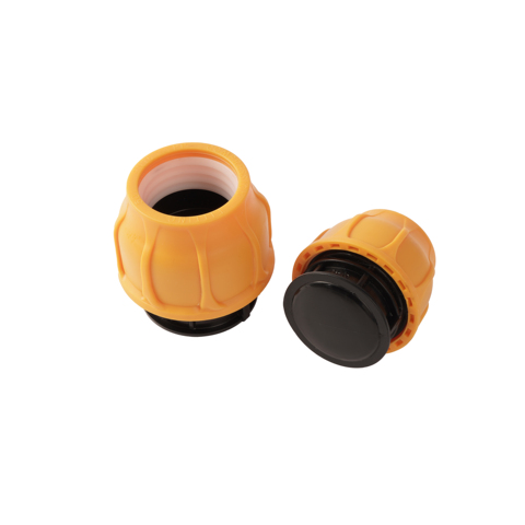 High Quality DIN Standard PP End Cap/Plug Compression Fitting for Agriculture Irrigation Drip System