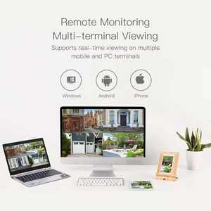Caméra WiFi PTZ pour entreprise à domicile, CMOS 720P HD, vision nocturne couleur, détection de mouvement, carte SD, cloud, IP66 étanche, 2MP H.265 - Product Image 6