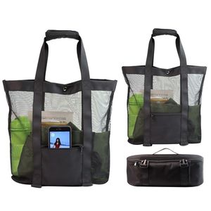 Sac de plage détachable pour loisirs de plein air avec compartiment humide/sec et sac de rangement isotherme pour les voyages et l'été - Product Image 3