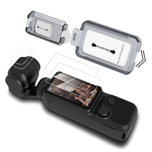 Película de pantalla protectora de lente de cámara de vidrio templado transparente 9H AR HD al por mayor para <span class=keywords><strong>DJI</strong></span> OSMO <span class=keywords><strong>Pocket</strong></span> 3 - Product Image 1