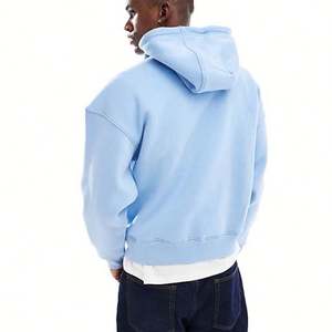 เสื้อฮู้ดผ้าคอตตอนแบบสวมหัวสำหรับผู้ชายเสื้อฮู้ดผ้าฟลีซรุ่นน้ำหนักมาก - Product Image 6