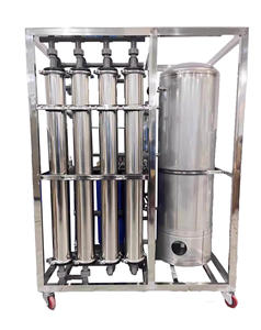 Système de filtration d'eau par osmose inverse à cadre ouvert commercial 1000L avec <span class=keywords><strong>pompe</strong></span> PLC et réservoir sous pression 1000L/heure, garantie 1 an - Product Image 4