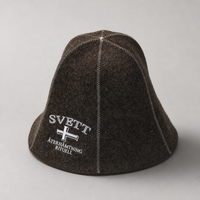 Chapeau de sauna en feutre de laine de haute qualité, design seau, isolant thermique et résistant à la vapeur, pour bain de sauna russe (Banya) et spa