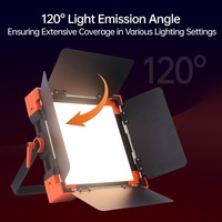 Panneau lumineux LED JIXIO K600S pour photographie, CRI élevé, CCT réglable, lumière d'appoint douce, portable, télécommande, vidéo en direct