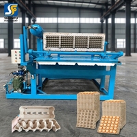 Machine de moulage de pulpe pour barquettes à œufs en papier recyclé Shunfu 380V 50Hz 1000-1200 pièces/heure