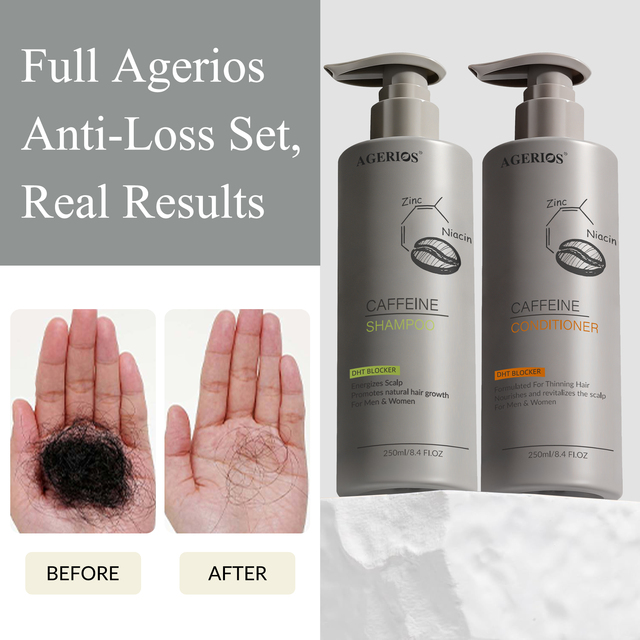 Caffeine Hair Growth Therapy Cream with DHT Blockers Natural Ingredients Sulfate-Free for Hair Loss Prevention