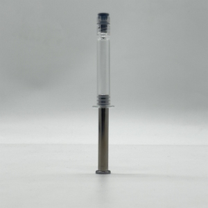 OEM Ready 2.25ml Borosilicate <b>Glass</b> Cosmetic Syringe | Metal Plunger No Needle Custom Color/Logo Eco-Friendly Sterile <b>Packaging</b> - Product Image 3