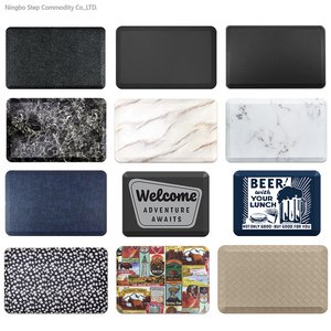 <span class=keywords><strong>Tapis</strong></span> ergonomique Conlloan pour se tenir debout, épaisseur 3/4 po, PU + cuir, antidérapant, impression UV. Dos en mousse à motif écossais, style moderne. Soulage le dos/les jambes - Product Image 5
