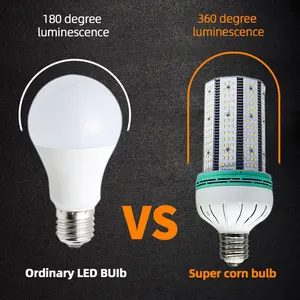 E27 E26 lampada a led di mais per magazzino IP65 lampione esterno giardino 5000k SMD2835 E39 E40 lampadina a risparmio energetico mais