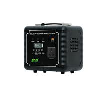 Station d'alimentation portable ESG 200W 300W 256Wh avec batterie LiFePO4, générateur solaire pour camping en extérieur, fêtes et alimentation de secours d'urgence