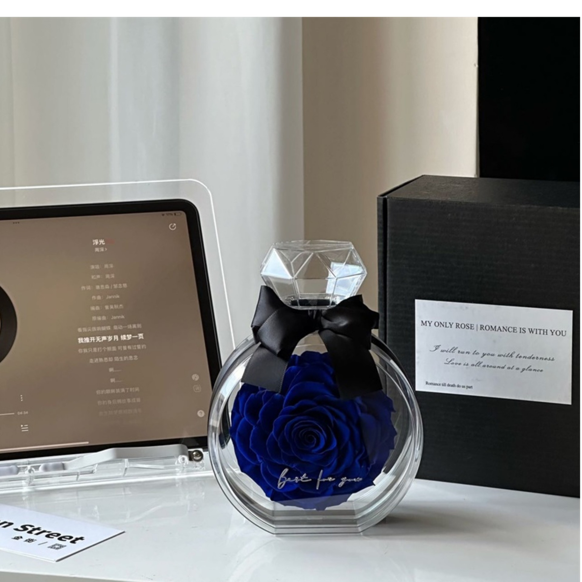 Parfum Rose Bleu Royal