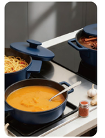 Marmites en fonte émaillée pour la cuisine Ustensiles de cuisine