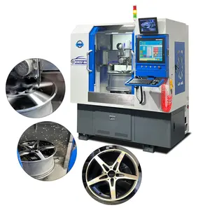 Rim repair machine Supplier alloy wheel repair cnc lathe machine for sale DCM35P-MAX