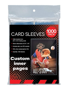En stock: 1000 fundas blandas Penny de 2½ x 3½ para tarjetas de béisbol, fundas protectoras para tarjetas coleccionables. - Product Image 1