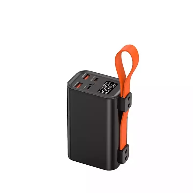 100W Pd Power Bank 30000mAh Big Capacity Mobile Phone Portable Charger 4 Port Output Fast Charging High-Efficiency Charger