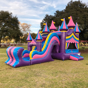 Maison gonflable de rebond d'équipement de location de partie de PVC avec le château sautant de Noël d'homme de pain d'épice combiné de toboggan d'eau pour des enfants - Product Image 5