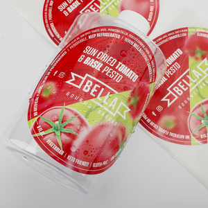 Custom <strong>Circle</strong> Round Food <strong>Label</strong> Roll Printing Waterproof Adhesive Vinyl Logo Sticker for Gourmet Tomato Sauce Packaging <strong>Label</strong> - Product Image 5