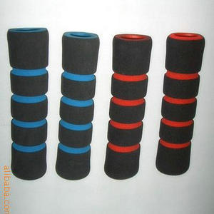 Nitrile Rubber Foam Handle <b>Covers</b> Black Blue Red Customizable Length Hand <b>Protector</b> For Exercise Equipment Home Use - Product Image 2