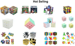 Cubo de <span class=keywords><strong>Rubik</strong></span> Personalizado de ABS con Estrella de Fútbol, Logotipo Impreso en UV, Recuerdo Corporativo - Product Image 5