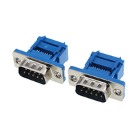 Connecteur mâle DB IDC 9P 15P 25P 37P à sertir, borne à pression en cuivre plaqué or, fiche DB IDC pour assemblage de câble plat