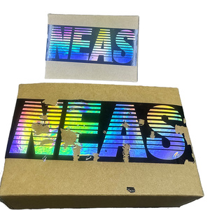 Étiquettes autocollantes adhésives anti-contrefaçon <span class=keywords><strong>UDV</strong></span> A4 papier coquille d'oeuf holographique graffiti avertissement découpé prix - Product Image 4