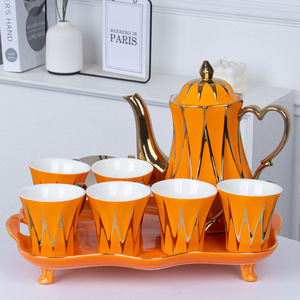 Wholesale Ceramic Tea Sets Household Water Cups High-temperature Resistant Cups for Guests - Product Image 6