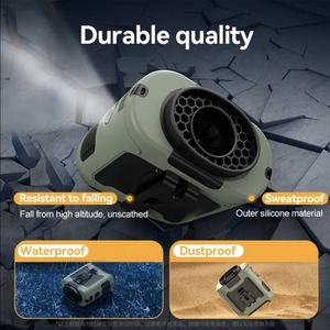 Ventilateur Socool Factory en gros, 5 niveaux de vitesse, refroidisseur portable, ventilateur de poche, mini ventilateur de ceinture, 10000mAh, recharge USB, ventilateur multifonction - Product Image 6