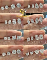 Серьги-гвоздики из золота 14K/18K с выращенными в лаборатории бриллиантами, сертифицированные IGI, круглой огранки, VVS, ювелирные изделия с лабораторно выращенными бриллиантами