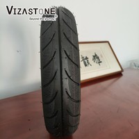 Ban Motor Custom Pabrik 350-10 T153 50% Karet Alam untuk Semua Medan, Skuter, dan Jalan Raya