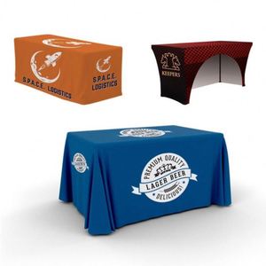 Custom 4ft <b>6ft</b> 8ft Trade Show <b>Table</b> Cloth Logo Printed Tablecloth Banner for Advertising <b>Table</b> Covers - Product Image 6