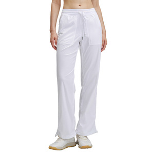 Pantalon de sport taille haute à séchage rapide pour femme Speech Pulse, coupe ample, respirant, jambe large, pour yoga et fitness, taille 30 - Product Image 3