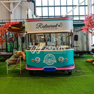 ZOWN Multifunctional <b>Electric</b> Food Cart Full-Equipped Mobile Kitchen Truck <b>BBQ</b>/Fried Food Drinks Outdoor Retail Stall Vehicle - Product Image 4
