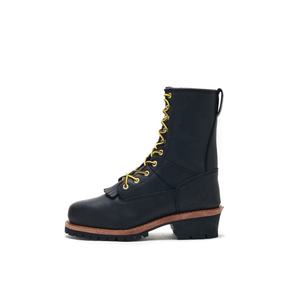 Bottes de travail à lacets personnalisées pour hommes en cuir pleine fleur sans bout en acier-Vente en gros - Product Image 1