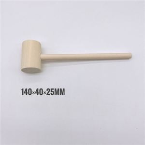 Mini martillo de madera pulido para bebés, martillo de juez de madera con función anticaída para golpear pasteles, martillo de madera para golpear pasteles. - Product Image 3