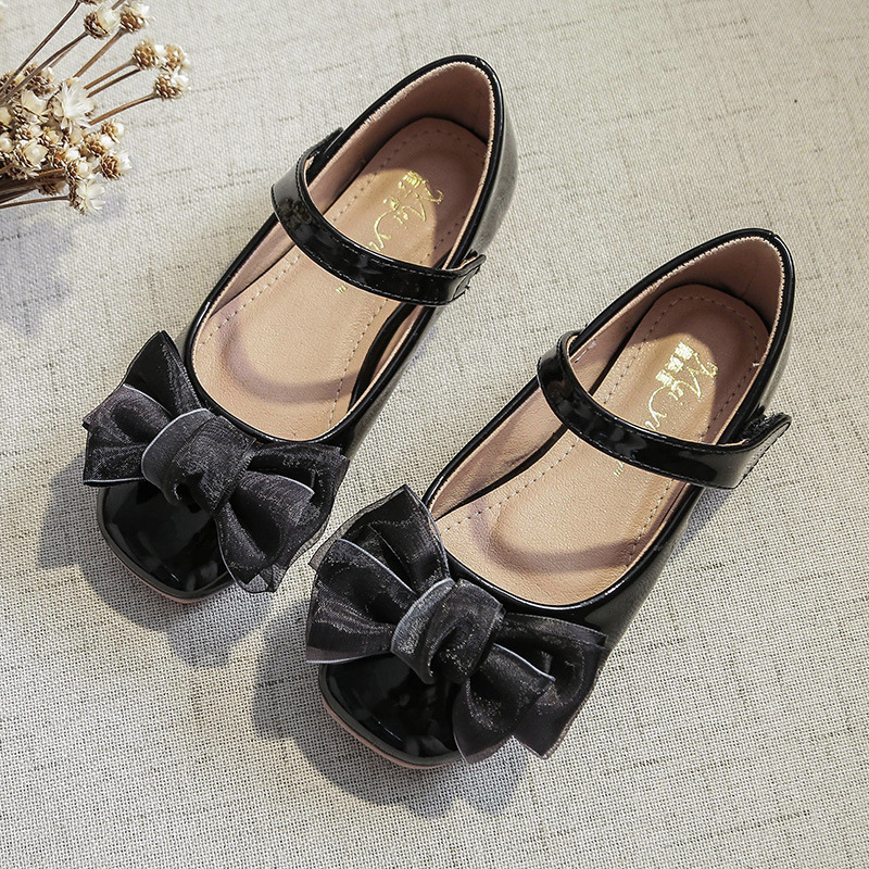Elegant Small Kid Leather Shoes for