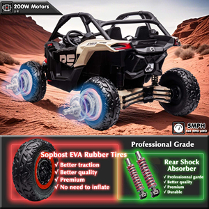 Voiture électrique pour enfants BRP Can Am Maverick Kids UTV 4x4, 24V, 2 places, voiture électrique en plastique, jouet à piles pour enfants de 2 à 13 ans - Product Image 3