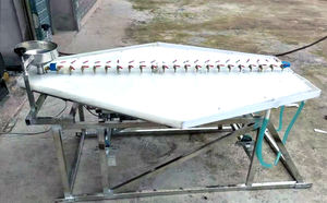 सोने की कंपन तालिका को अलग करने के लिए दोहरी-शेकर सफाई टेबल जिमिनी हिंग टेबल - Product Image 4