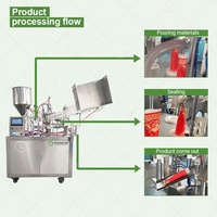 Machine molle automatique de remplissage et de scellement de tube d'aluminium de chaleur de fournisseur ultrasonique de lotion crème cosmétique à vendre