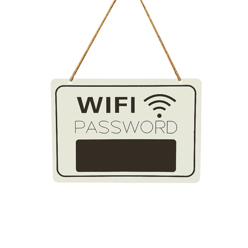 Ресторан Wifi листинг пароль Знак Домашний декор двери приветственный знак