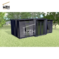 Maison en conteneur extensible 3 chambres Design contemporain pour jardin d'été et cour