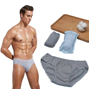 Bóxer elástico de entrenamiento para hombres, bragas desechables transpirables con diseño de moda personalizado y logotipo de fabricante de alta calidad