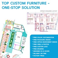 Meubles de bureau de luxe, bureau et chaise de jeu, chaise de bureau avec repose-pieds