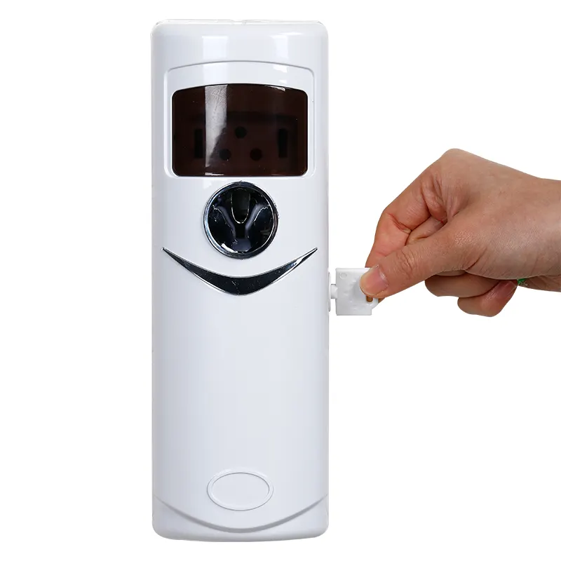 Dispenser automatico intelligente di profumo dispenser di deodorante per hotel lattine da 300 ml sensore di luce a spruzzo Dispenser di Aerosol a LED