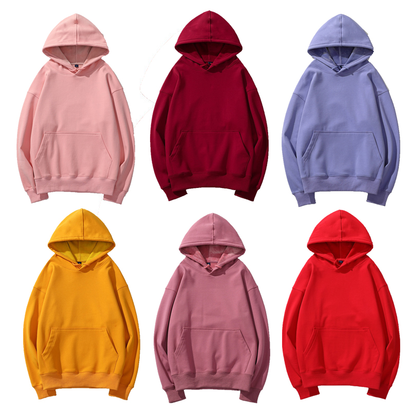 pullover wholesale unisex hoodies plain white hoodie winter warm plus size women's hoodies & sweatshirts