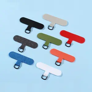 Universal Phone Cases Detachable Pads Various Colors Necklaces Lanyard Metal Ring Durable Patch